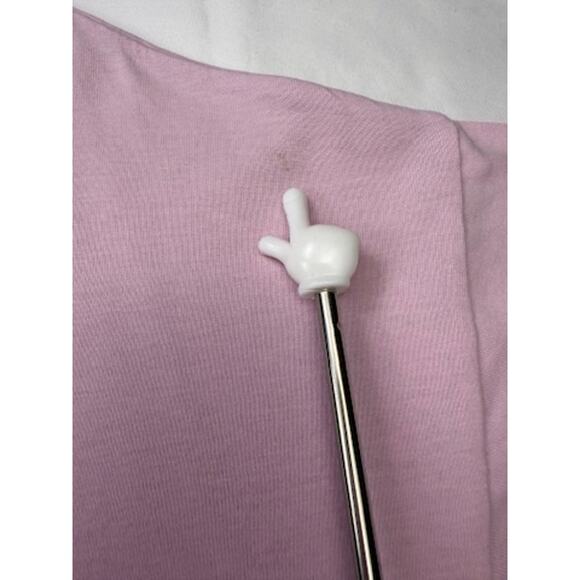 COS Lilac Oversized 100% Cotton Boxy Tee Women’s Small Pocket T-Shirt - Picture 11 of 13